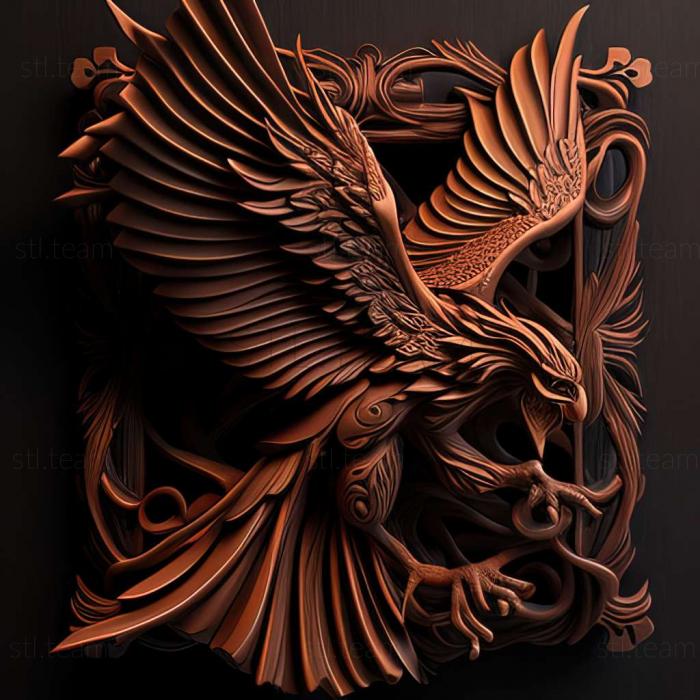 3D model phoenix (STL)